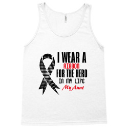 i wear a ribbon for the hero in my life my aunt Tank Top | Artistshot
