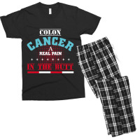 Colon Cancer Men's T-shirt Pajama Set | Artistshot