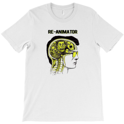 Re Animator Horror 70s Movie Retro Super Cool Best T-shirt Designed By Siti
