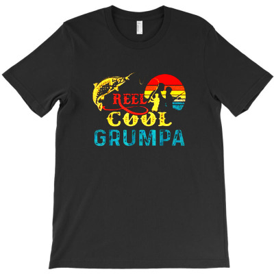 Reel Cool Grumpa Shirt, Fish Shirt T-shirt Designed By Siti