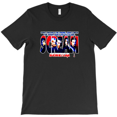Scream Movie Retro 90s T-shirt Designed By Siti