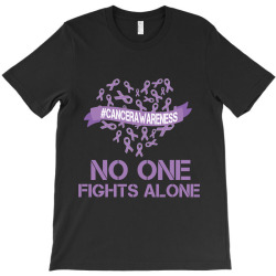 no one fights alone T-Shirt | Artistshot
