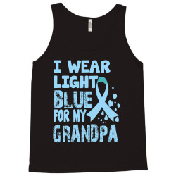 i wear light blue for my grandpa Tank Top | Artistshot