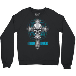 hard rock skull cross Crewneck Sweatshirt | Artistshot