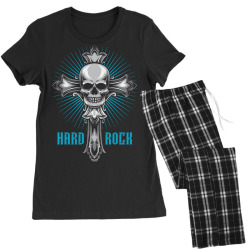 hard rock skull cross Women's Pajamas Set | Artistshot