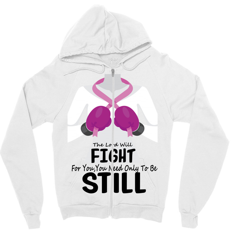 The Lord Will Fight For You, You Need Only To Be Still Zipper Hoodie | Artistshot