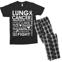 Lung And Cancer Men's T-shirt Pajama Set | Artistshot