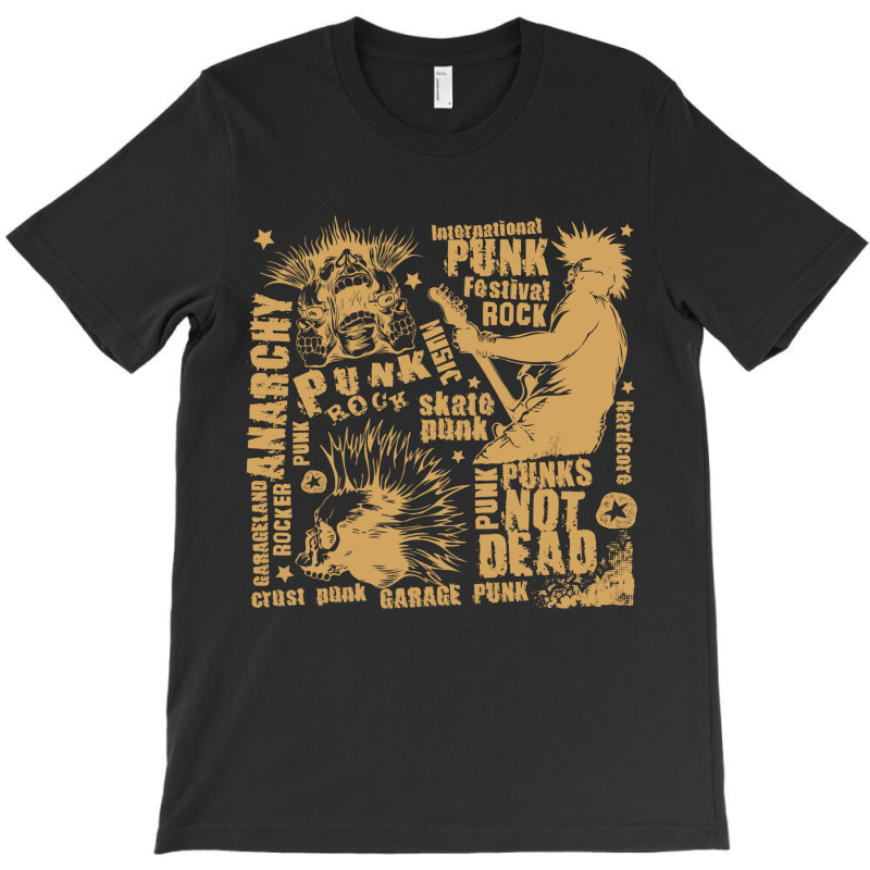 Finest Prints Anarchy Symbol Punk Not Dead UK Mens Tank Top Shirt