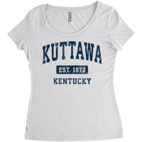 Kuttawa Kentucky Ky Vintage Athletic Sports Design T Shirt Women's Triblend Scoop T-shirt | Artistshot