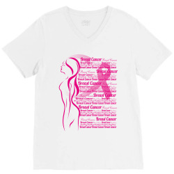 breast cancer V-Neck Tee | Artistshot
