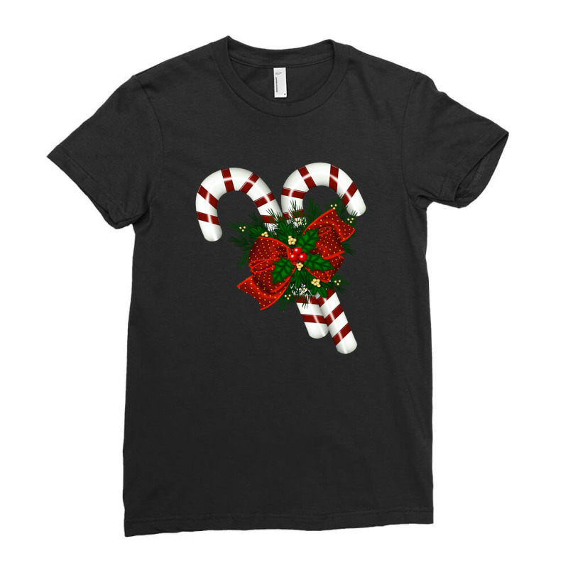 Christmas Decoration Ladies Fitted T-Shirt by Imaher729 | Artistshot