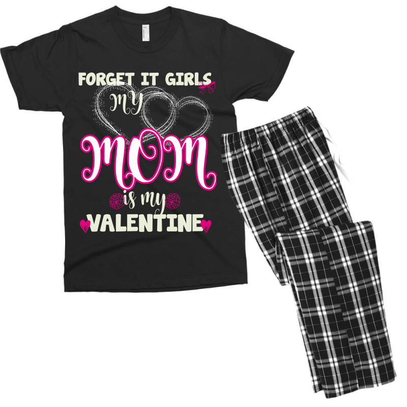 Forget It Girls My Mom Men's T-shirt Pajama Set | Artistshot