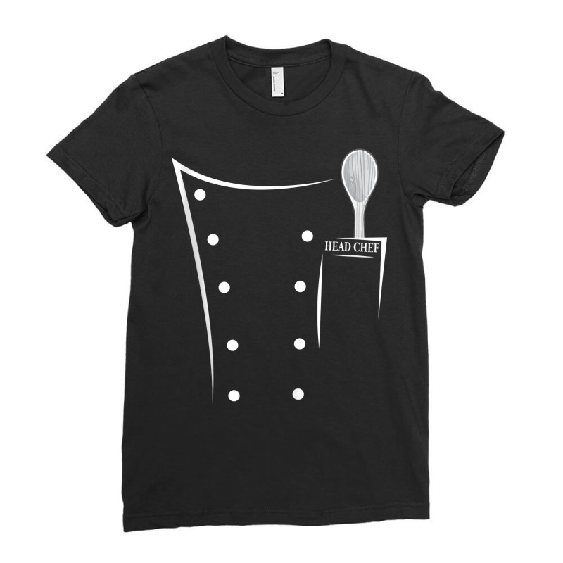 Funny Head Chef Chef Jacket Chef Cooking Tank Top Ladies Fitted T-Shirt by diles | Artistshot