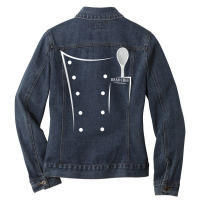 Funny Head Chef Chef Jacket Chef Cooking Tank Top Ladies Denim Jacket | Artistshot