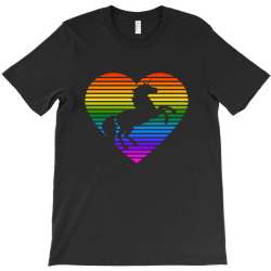 pride heart unicorn T-Shirt | Artistshot