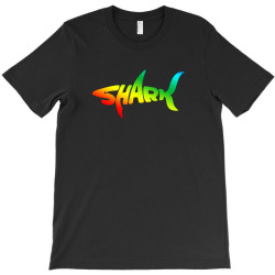shark  typography T-Shirt | Artistshot