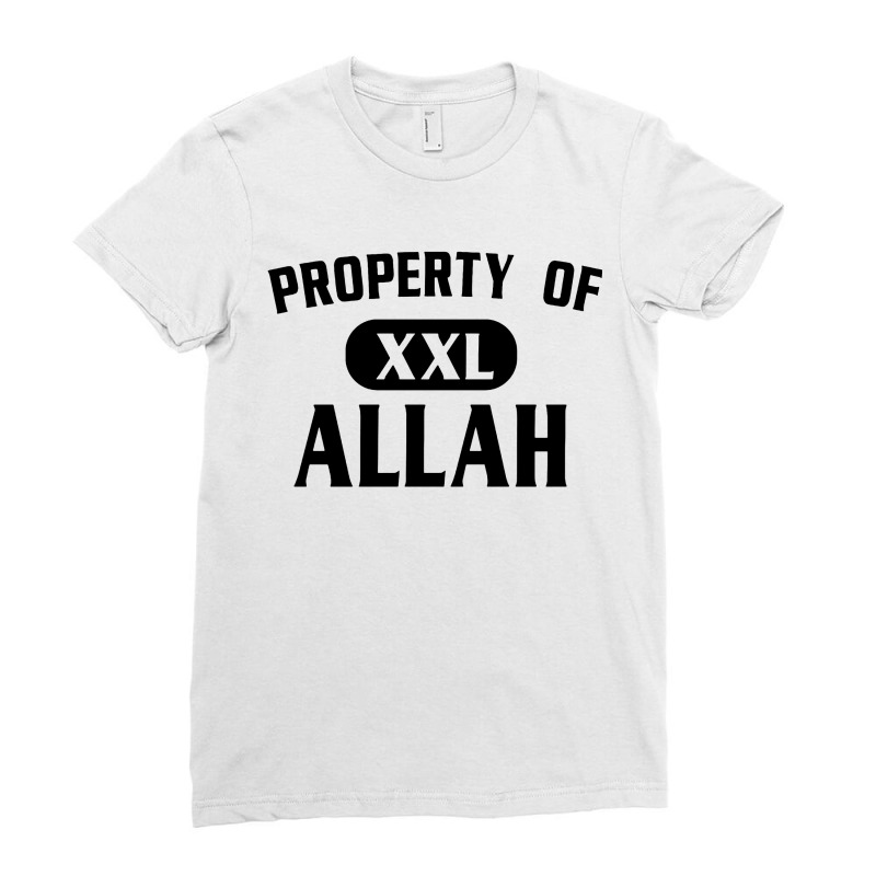 Property Of Allah Ladies Fitted T-Shirt by Blees Store | Artistshot