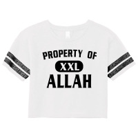 Property Of Allah Scorecard Crop Tee | Artistshot