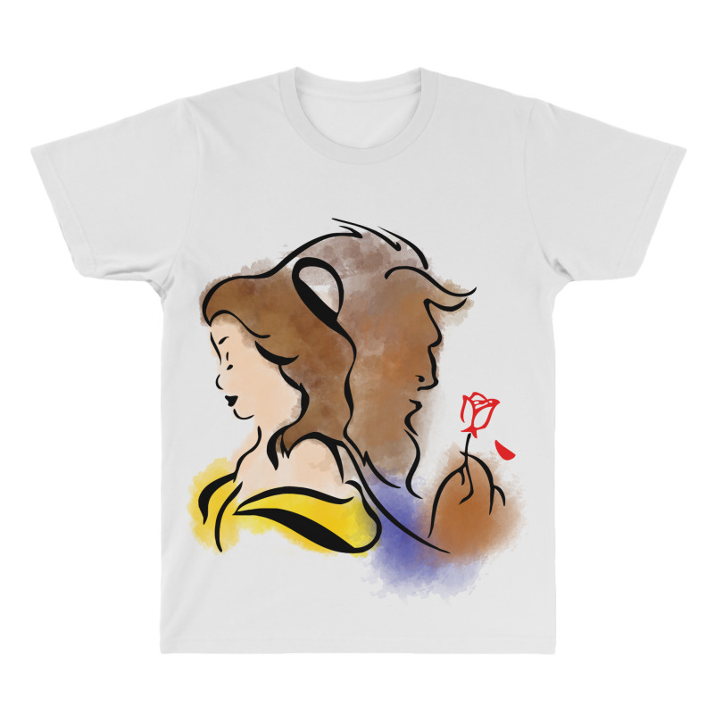Beauty And The Beast All Over Men's T-shirt | Artistshot