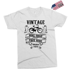 vintage bike shop free ride original parts Exclusive T-shirt | Artistshot