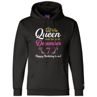 This Queen Was Born On December 7 Birthday High Heels Premium T Shirt Champion Hoodie | Artistshot