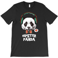 Hipster Panda T-shirt | Artistshot
