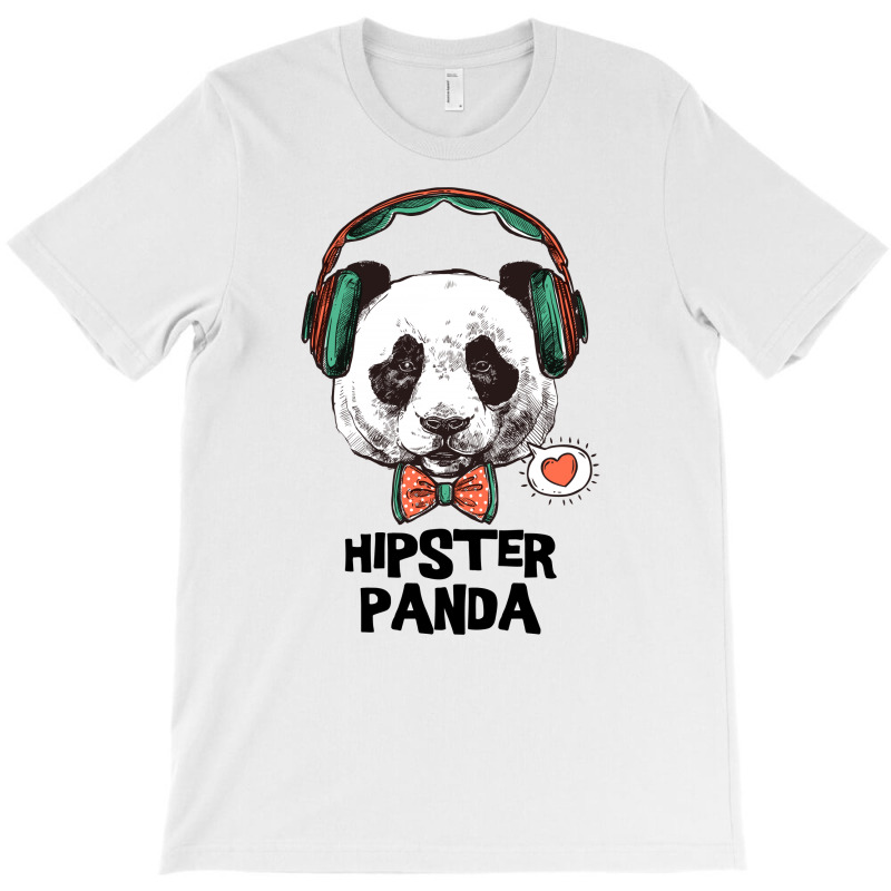 Hipster Panda T-shirt | Artistshot