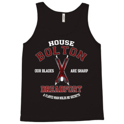 Our Blades Are Sharp Herren Tank Top Game of Haus Bolton Symbol Thrones Flagge 