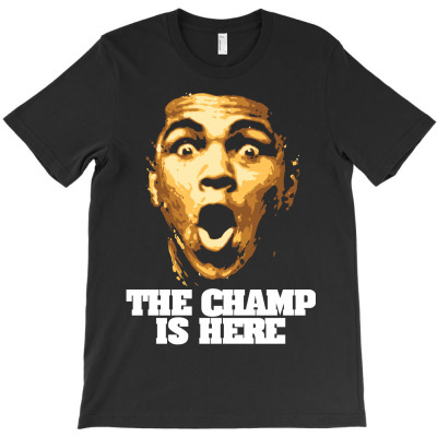 The Champ Is Here T-shirt Designed By Alved Redo
