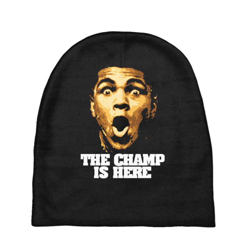 The Champ Is Here Baby Beanies by parashiel | Artistshot