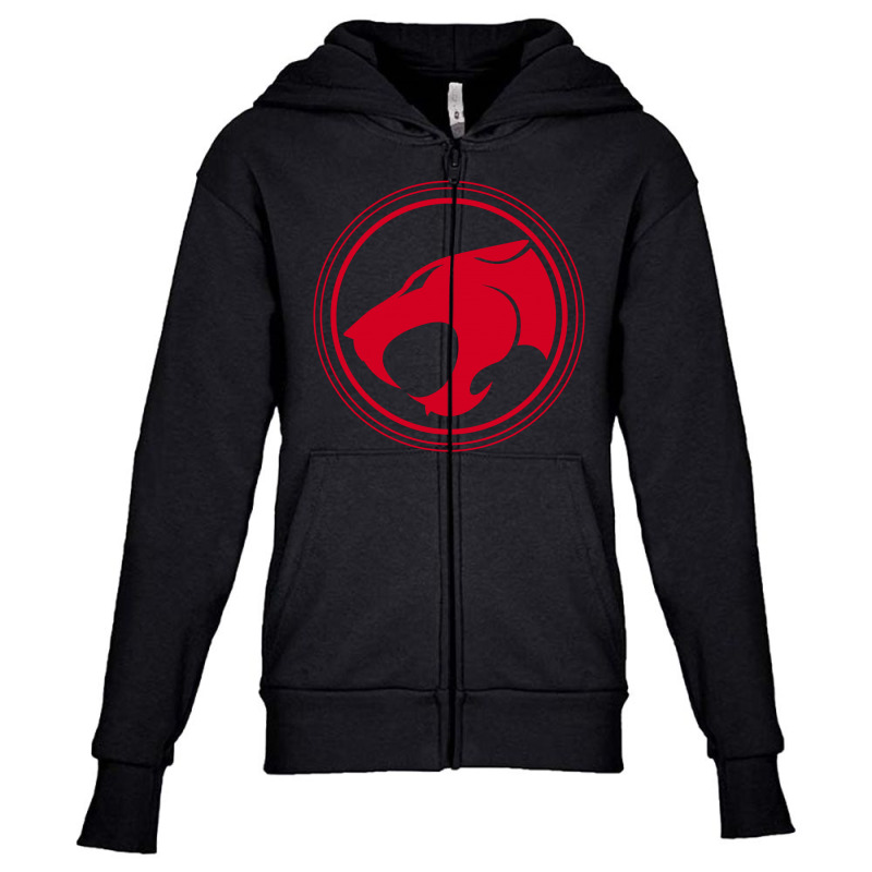 Thunder Cats Youth Zipper Hoodie by parashiel | Artistshot