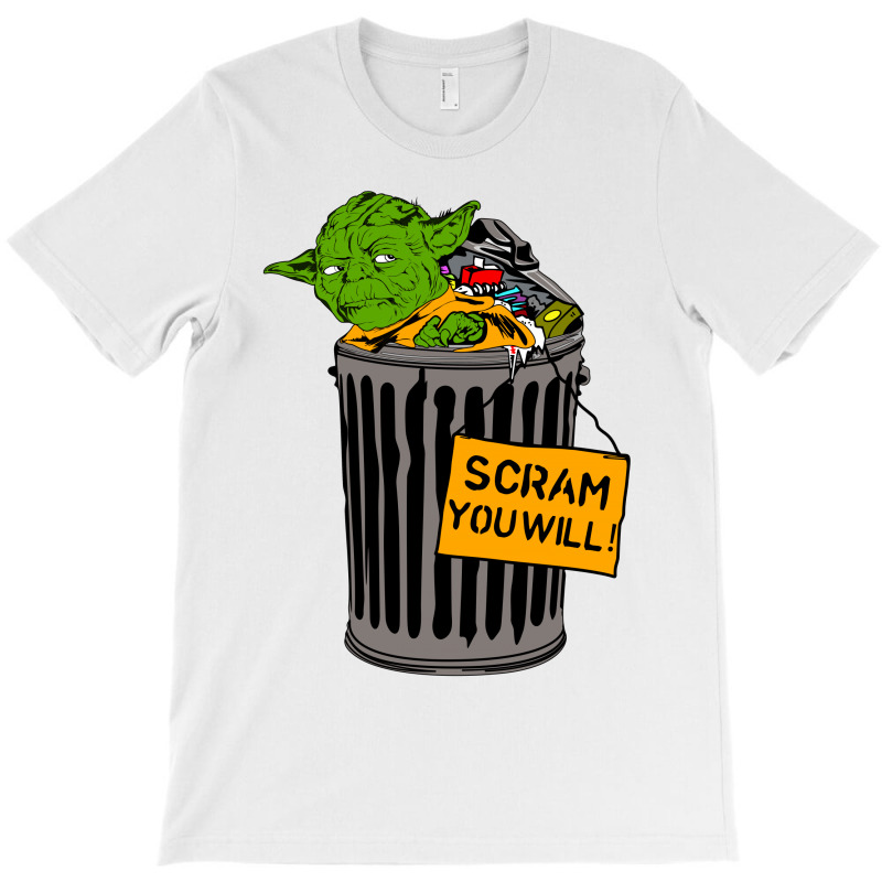 Yoda In Trash T-shirt | Artistshot