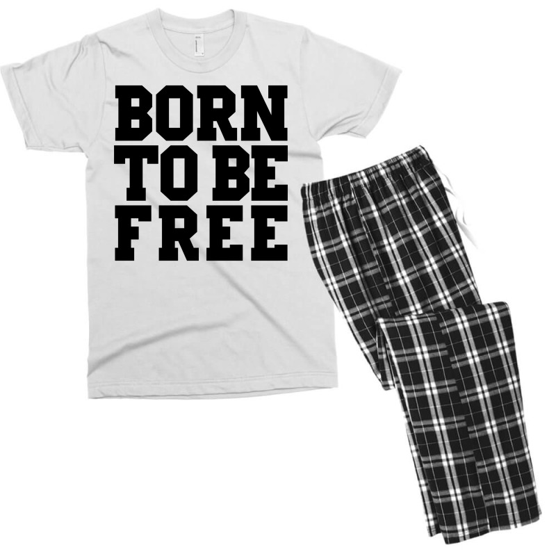Born To Be Free Men's T-shirt Pajama Set | Artistshot