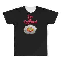 im so eggcited food puns cute All Over Men's T-shirt | Artistshot