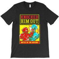 Knocked Him Out Robot Fighter T-shirt | Artistshot