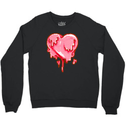 love melt pixel Crewneck Sweatshirt | Artistshot