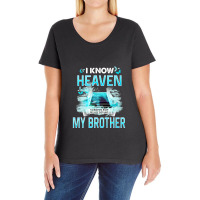 I Know Heaven Is A Beautiful Place They Have My Brother Premium T Shir Ladies Curvy T-shirt | Artistshot