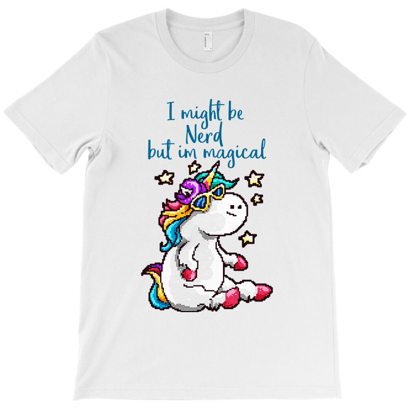 Nerd And Magical Unicorn T-shirt | Artistshot