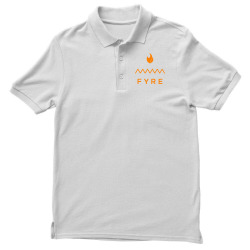 fyre orange Men's Polo Shirt | Artistshot
