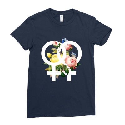Lesbian For Dark Ladies Fitted T-shirt Designed By Zeynepu