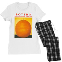 Fernando Botero Orange Women's Pajamas Set | Artistshot