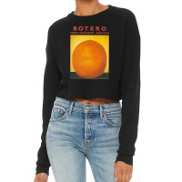 Fernando Botero Orange Cropped Sweater | Artistshot