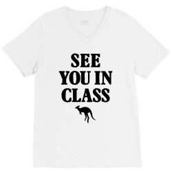 see you in class for light V-Neck Tee | Artistshot