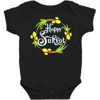 Happy Sukkot Holiday Jewish Shirts Sukkah For Children Gifts T Shirt Baby Bodysuit | Artistshot