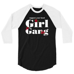 girl gang for dark 3/4 Sleeve Shirt | Artistshot