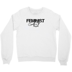 feminist af for light Crewneck Sweatshirt | Artistshot