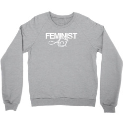 feminist af for dark Crewneck Sweatshirt | Artistshot