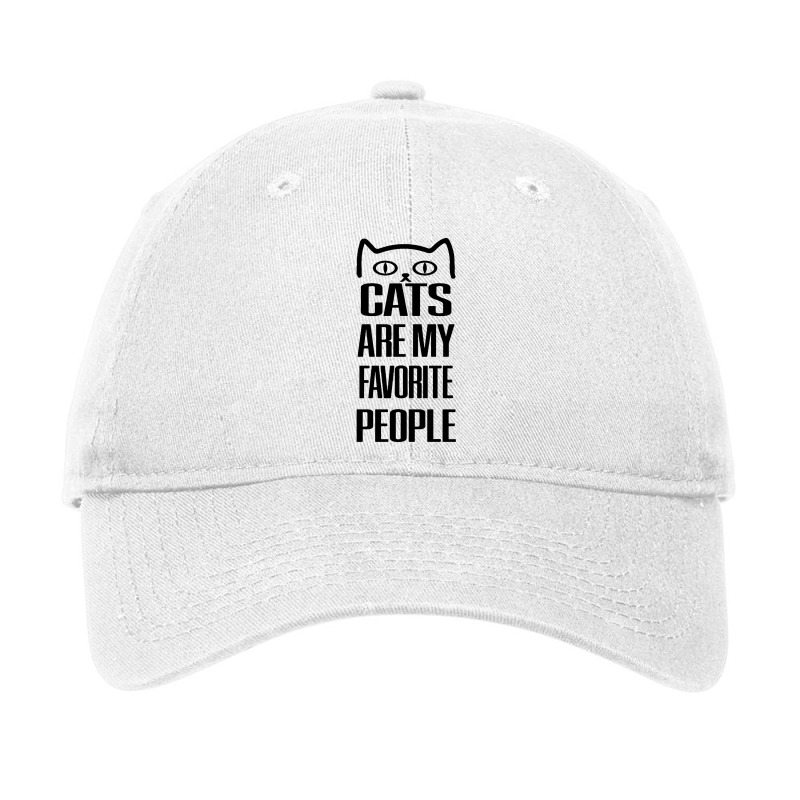 Cats Are My Favorite People Adjustable Cap by LA Bold | Artistshot