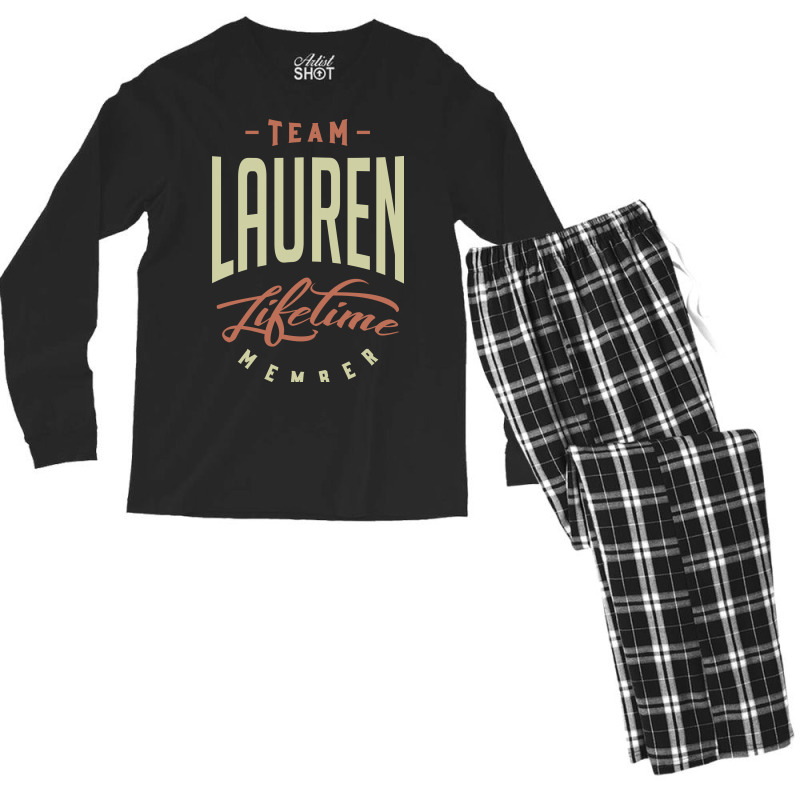 Team Lauren Men's Long Sleeve Pajama Set | Artistshot