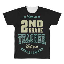 2nd Grade Teacher All Over Men's T-shirt | Artistshot